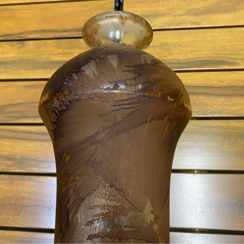 Vidrios San Miguel Glass Vase Gala Bottle Handmade in Spain Recycled Glassware